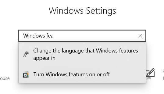 windows-features